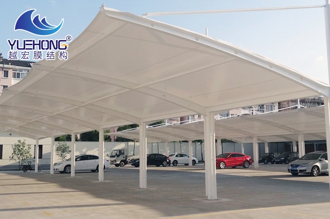 停車場膜結構車棚