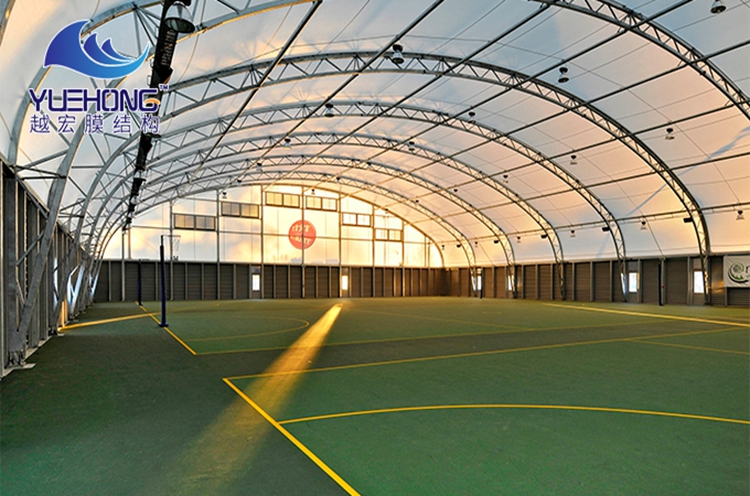 籃球場館膜結構頂棚