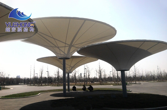 膜結構景觀棚